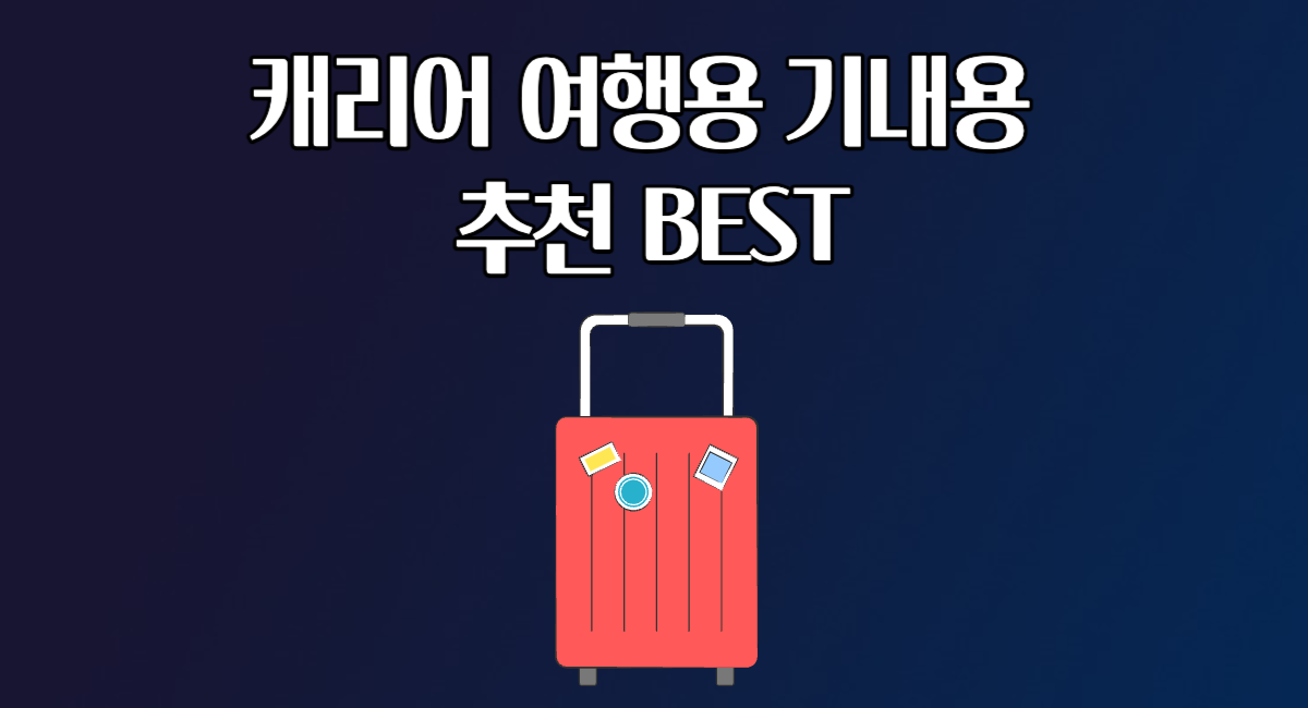 캐리어 여행용 기내용 추천 BEST